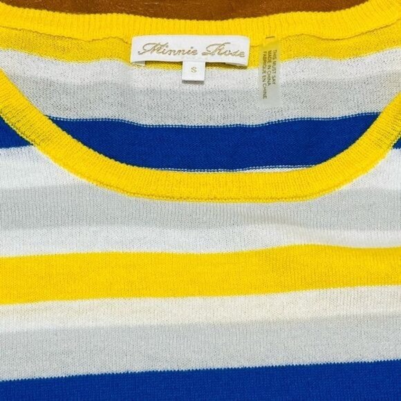 Minnie Rose 100% Cotton Pullover Sweater Size S - Picture 8 of 9